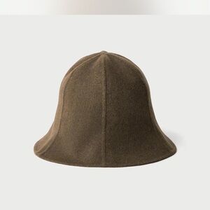 Soeur Khaki Wool Bucket Hat